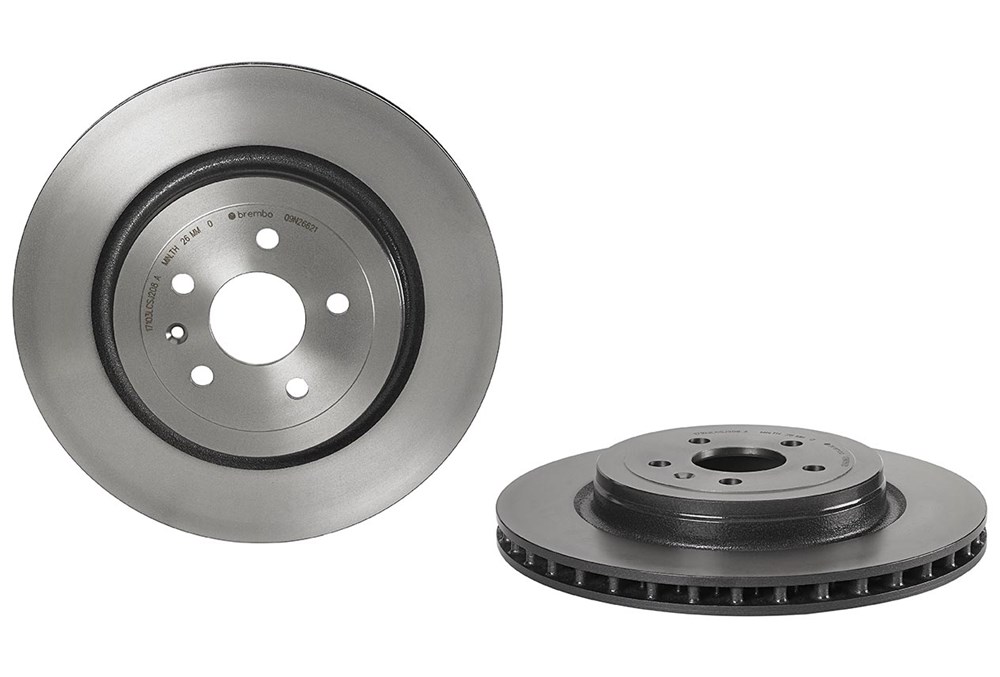 BREMBO Bremseskive 09n26621 365mm 28mm for TESLA