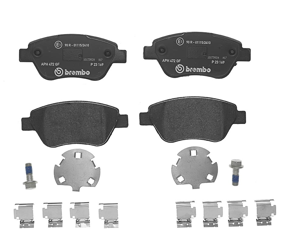 BREMBO Bremseklodser p23169 for FIAT