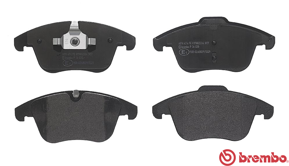BREMBO Bremseklodser p36030 for JAGUAR
