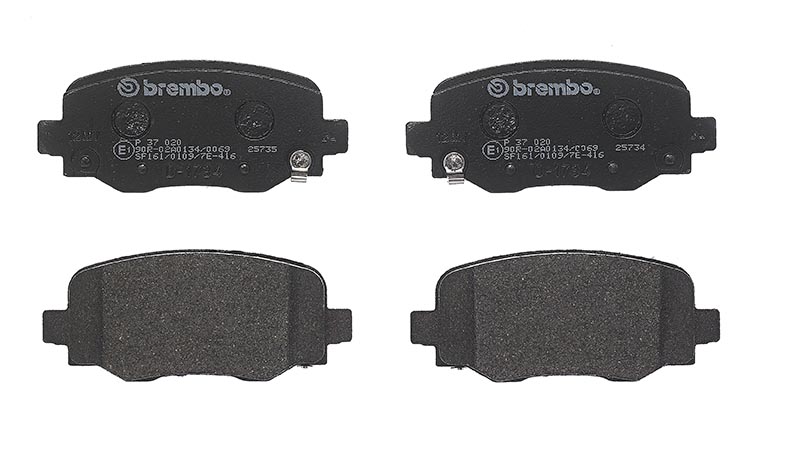 BREMBO Bremseklodser p37020 for ROEWE (SAIC) CHRYSLER JEEP JEEP (GAC FCA)
