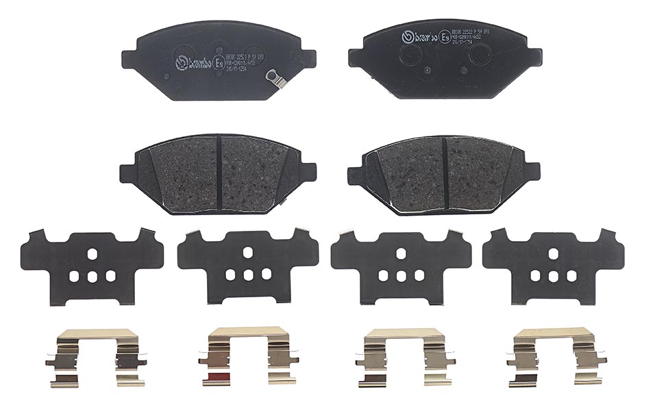 BREMBO Bremseklodser p59093 for OPEL CHEVROLET VAUXHALL