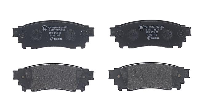 BREMBO Bremseklodser p83166 for TOYOTA LEXUS