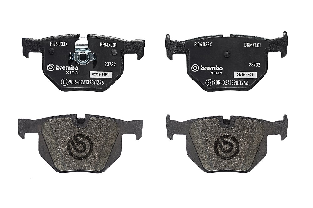 BREMBO Bremseklodser p06033x for BMW