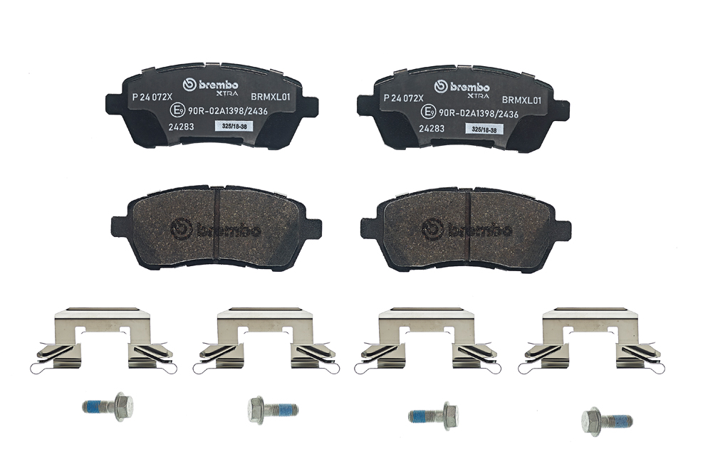 BREMBO Bremseklodser p24072x for FORD DAIHATSU TOYOTA MAZDA FORD ASIA & OCEANIA SUZUKI FORD USA
