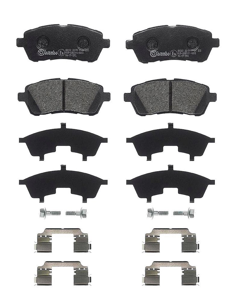 BREMBO Bremseklodser p24203 for FORD