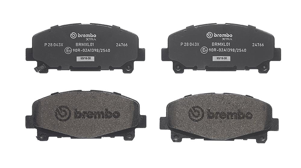 BREMBO Bremseklodser p28043x for HONDA