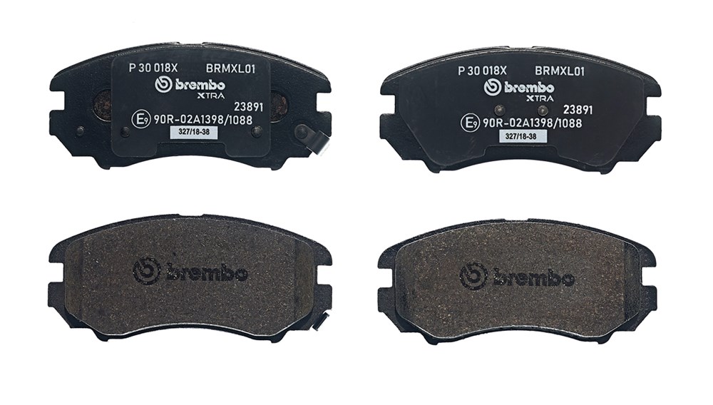 BREMBO Bremseklodser p30018x for CHEVROLET (SGM) HYUNDAI KIA CHANGAN CHERY HYUNDAI (BEIJING) KIA (DYK) HORKI (DYK) FENGON LANDWIND (JMC)