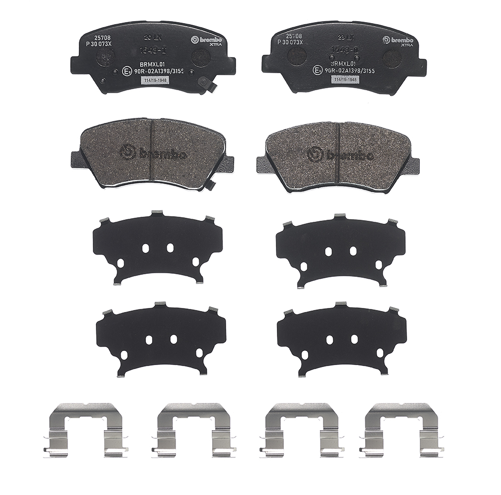 BREMBO Bremseklodser p30073x for HYUNDAI KIA HYUNDAI (BEIJING)