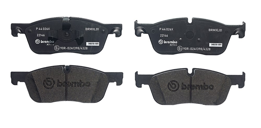 BREMBO Bremseklodser p44026x for JAGUAR TOYOTA LAND ROVER