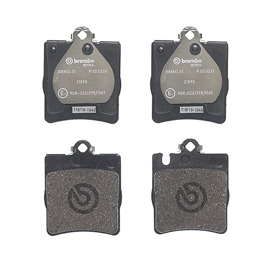 BREMBO Bremseklodser p50033x for MERCEDES-BENZ