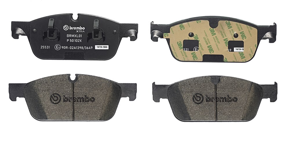 BREMBO Bremseklodser p50102x for MERCEDES-BENZ