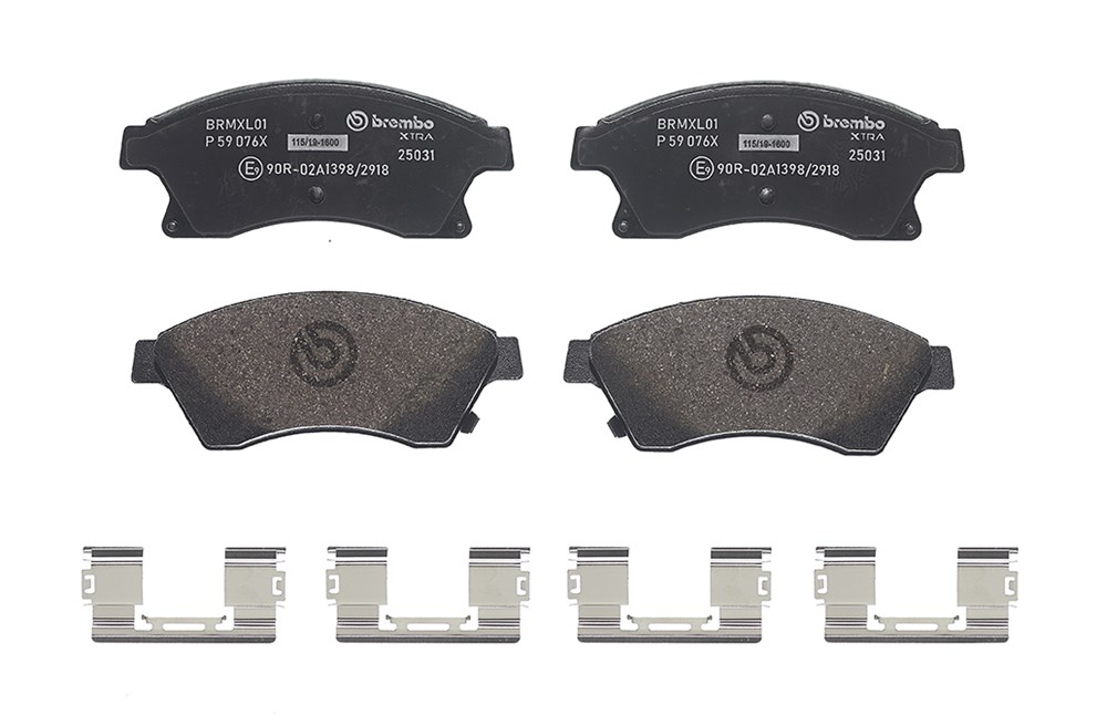 BREMBO Bremseklodser p59076x for VAUXHALL OPEL CHEVROLET GENERAL MOTORS BUICK (SGM)