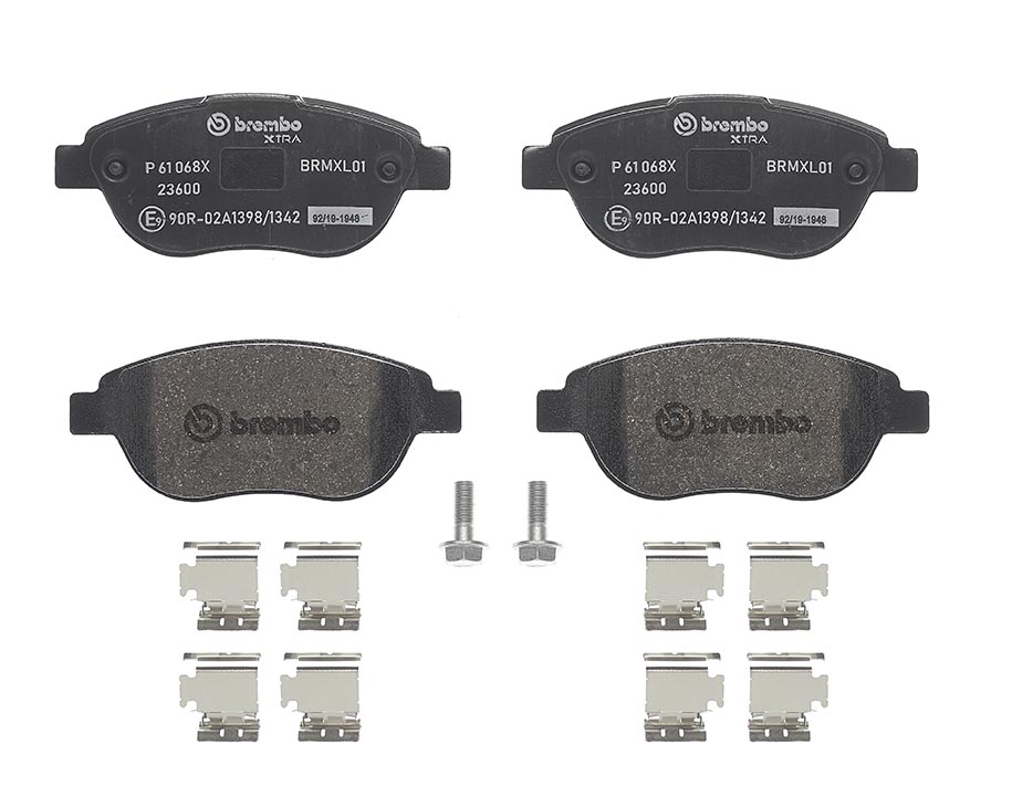 BREMBO Bremseklodser p61068x for PEUGEOT CITROËN CITROËN (DF-PSA) GEELY FENGXING PEUGEOT (DF-PSA)