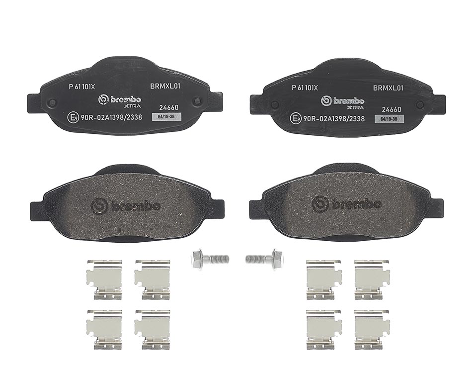BREMBO Bremseklodser p61101x for PEUGEOT