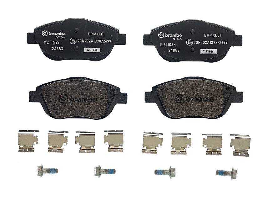 BREMBO Bremseklodser p61103x for DS OPEL CITROËN PEUGEOT