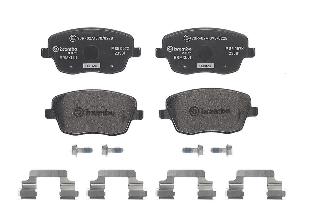 BREMBO Bremseklodser p85057x for VW
