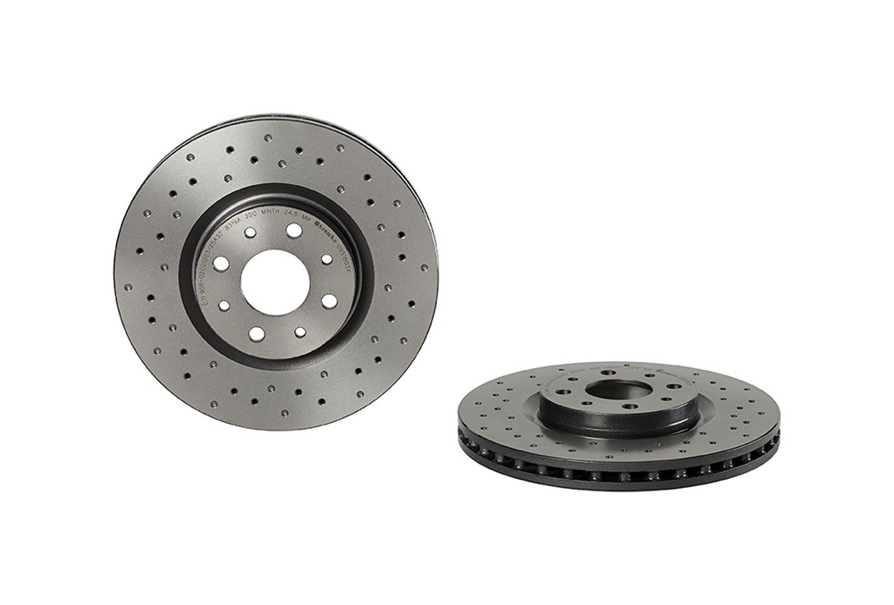 BREMBO Bremseskive 09.5180.3X 281mm 26mm for LANCIA ABARTH ALFA ROMEO