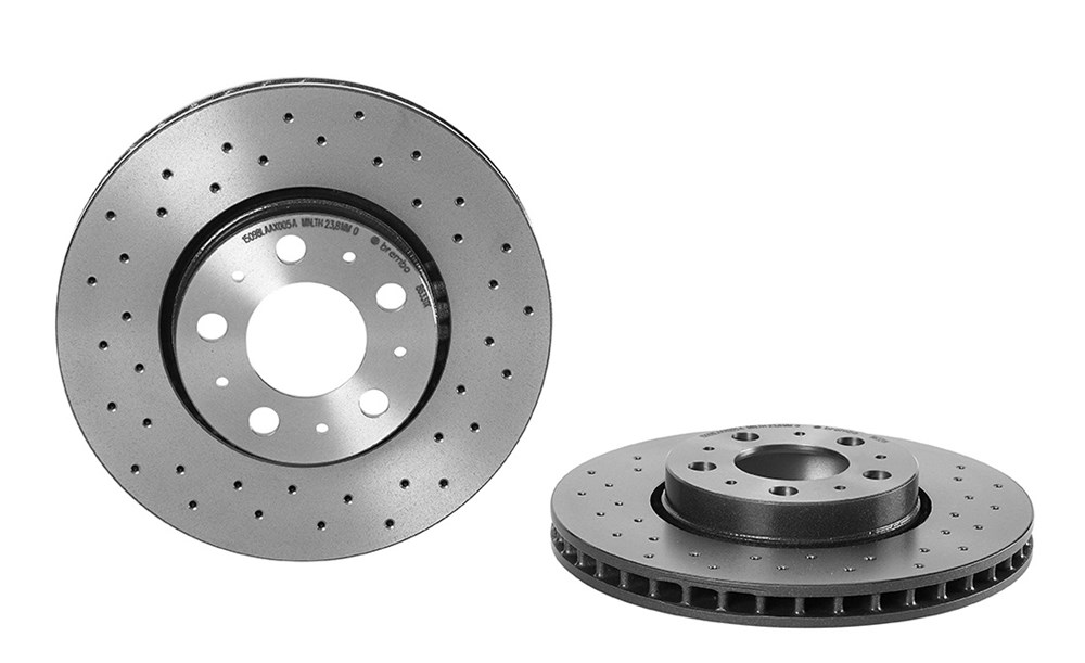 BREMBO Bremseskive 0986331x 286mm 26mm for VOLVO