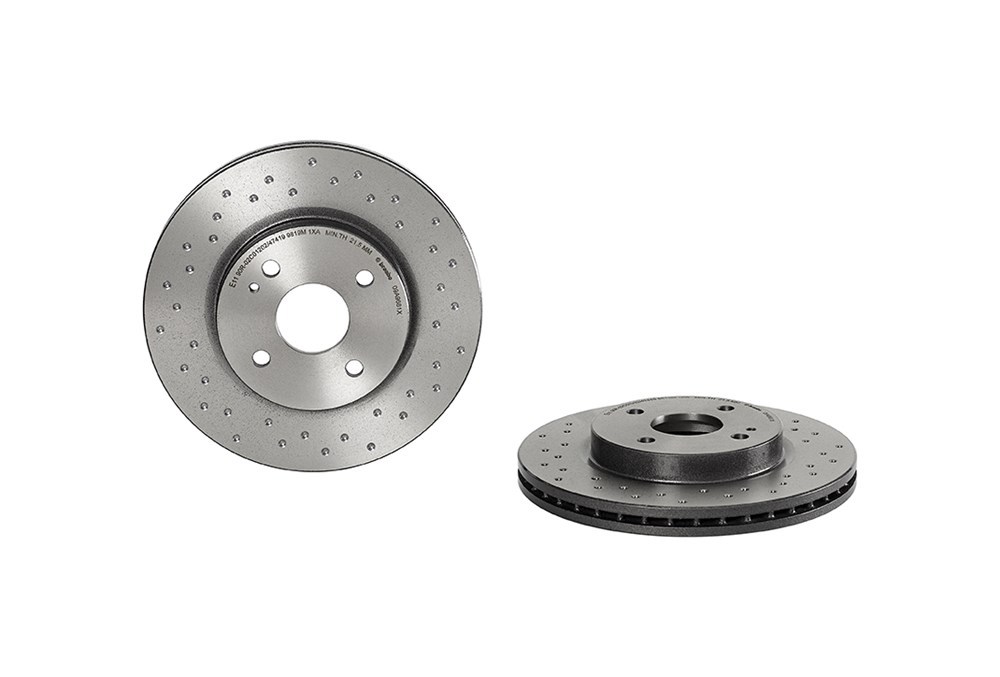 BREMBO Bremseskive 09a9681x 258mm 23mm for FORD ASIA & OCEANIA MAZDA MAZDA (CHANGAN) FORD (CHANGAN)