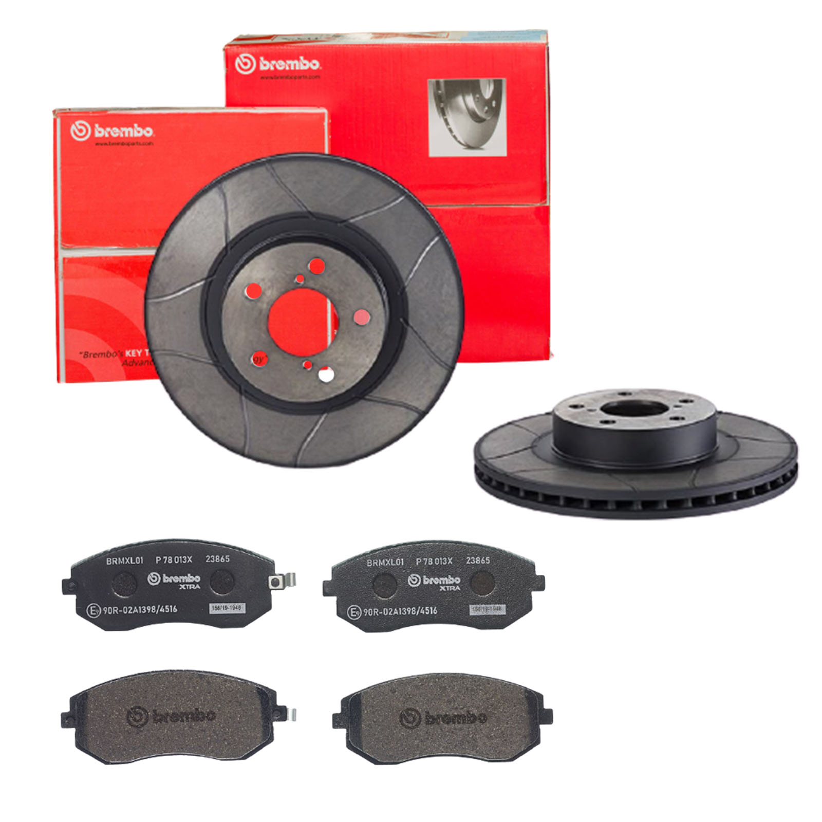 BREMBO Bremsesæt, skivebremser sk8k0f6xk7 foraksel lukket 276mm 24mm for SAAB SUBARU TOYOTA