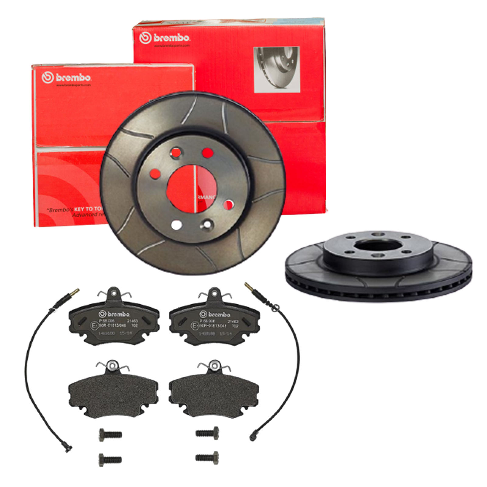 BREMBO Bremsesæt, skivebremser sk8k0f6ur1 foraksel lukket 238mm 20mm for PEUGEOT CITROËN RENAULT DACIA ALPINE LIFAN NISSAN