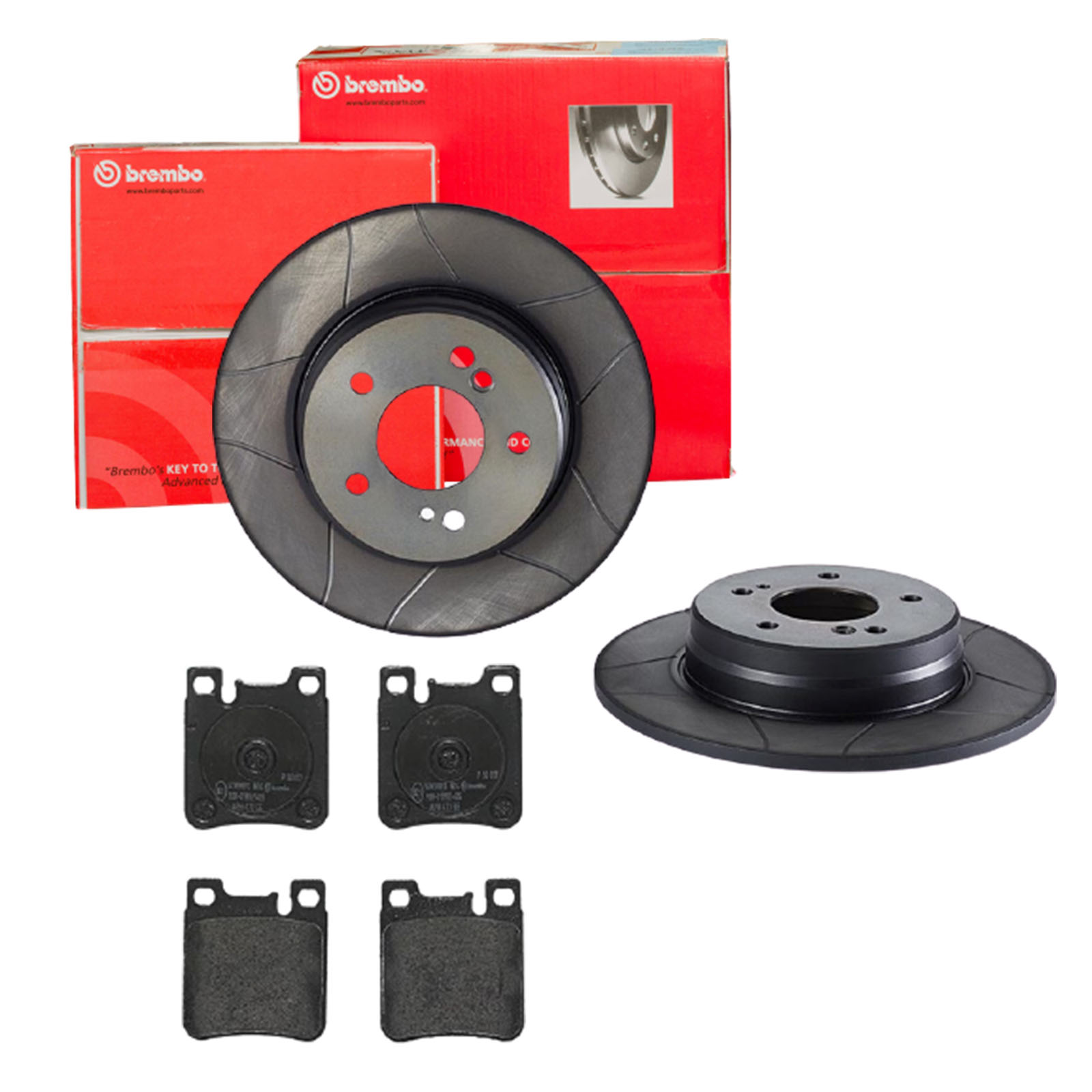 BREMBO Bremsesæt, skivebremser sk8k0f9n83 bagaksel lukket 290mm 10mm for MERCEDES-BENZ CHRYSLER