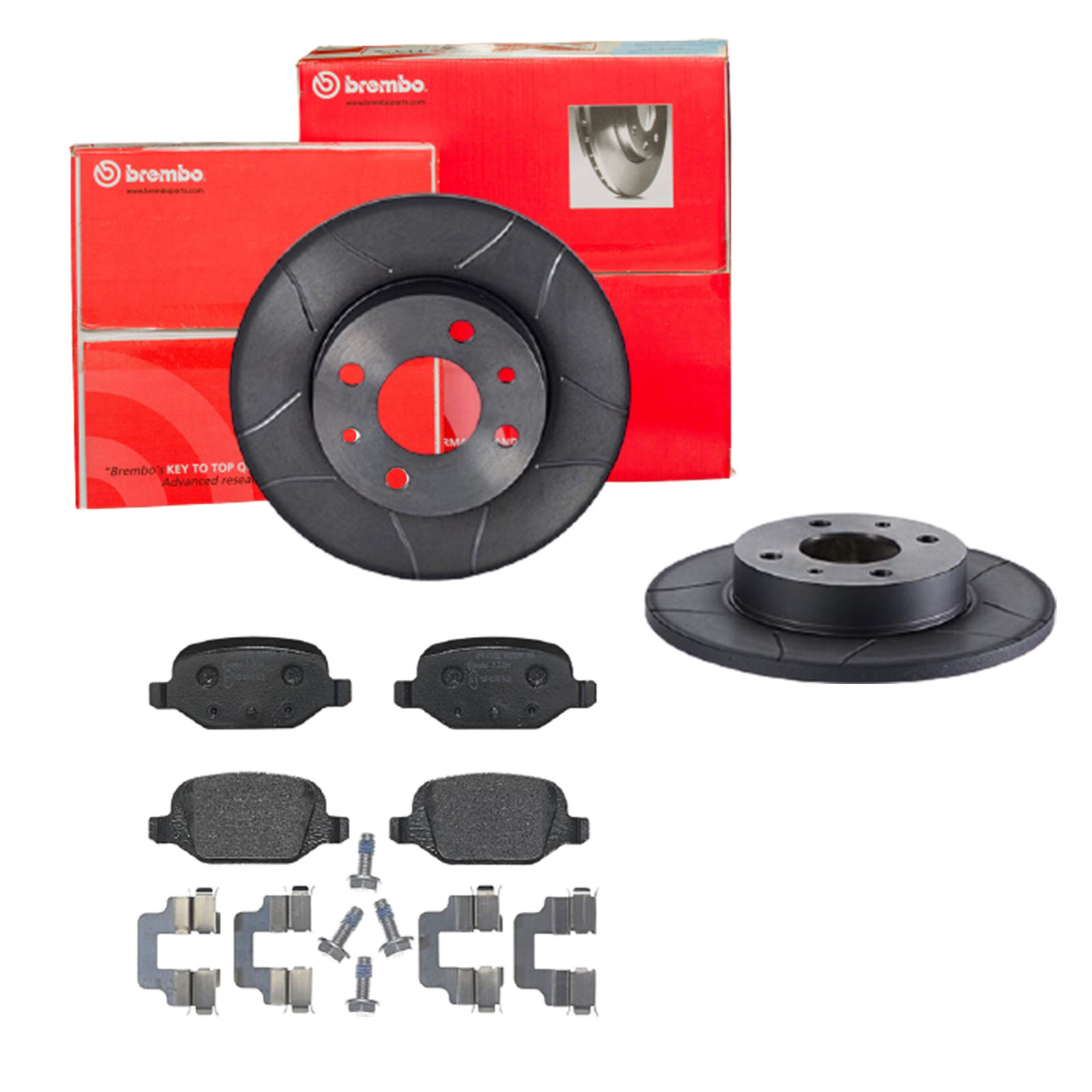 BREMBO Bremsesæt, skivebremser sk8k0f8ml5 bagaksel lukket 240mm 11mm for FORD FIAT ZASTAVA LANCIA ABARTH ALFA ROMEO CITROËN LADA