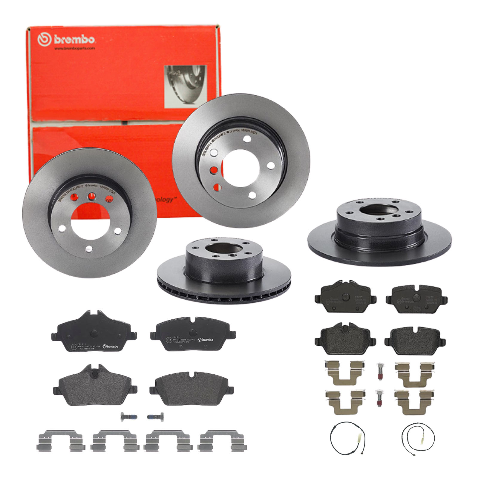 BREMBO Bremsesæt, skivebremser sg00000e3l foraksel fuld 280mm 10mm for BMW MINI
