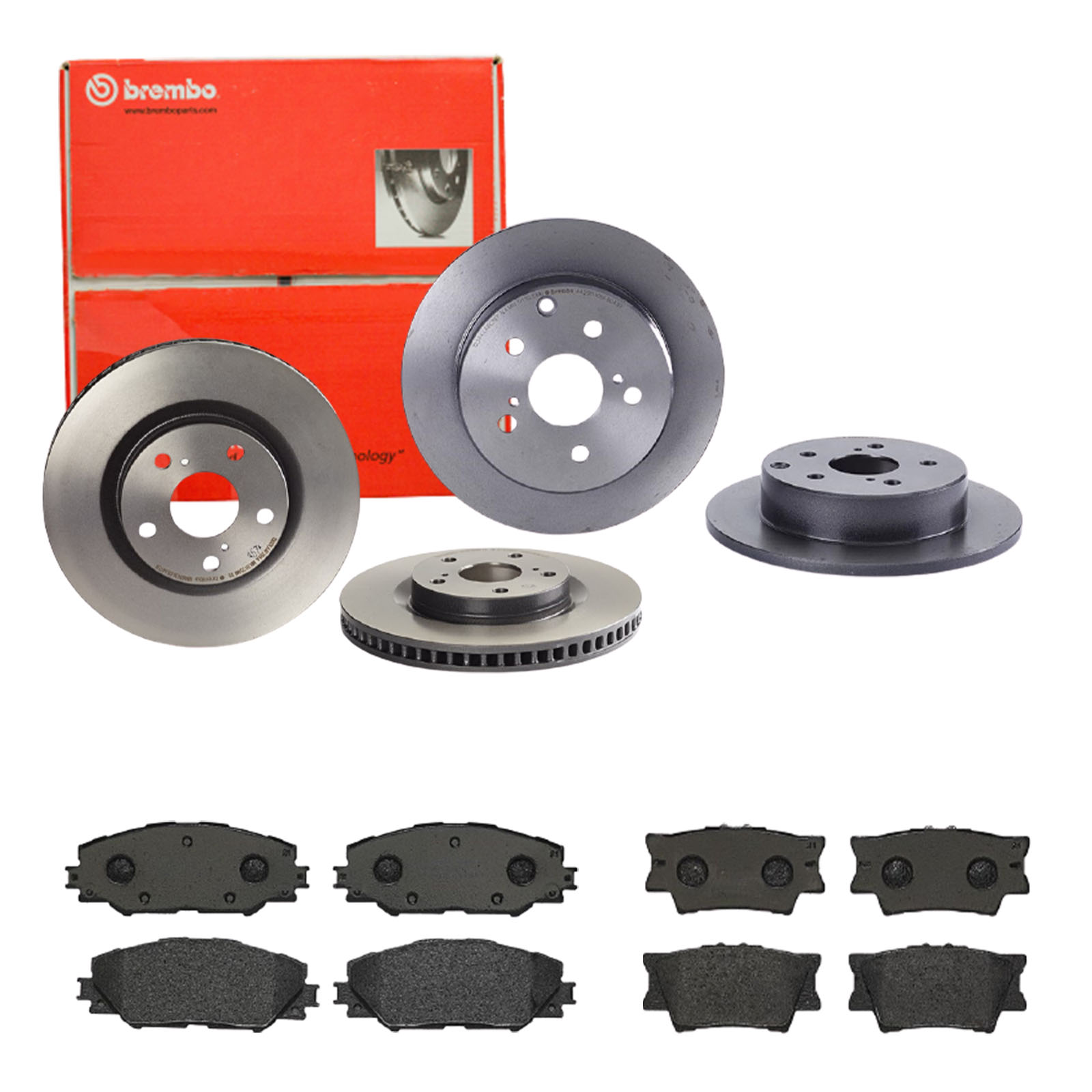 BREMBO Bremsesæt, skivebremser sg00000e5r foraksel indvendig ventileret 296mm 28mm for PONTIAC TOYOTA TOYOTA (FAW) TOYOTA (GAC) LEXUS