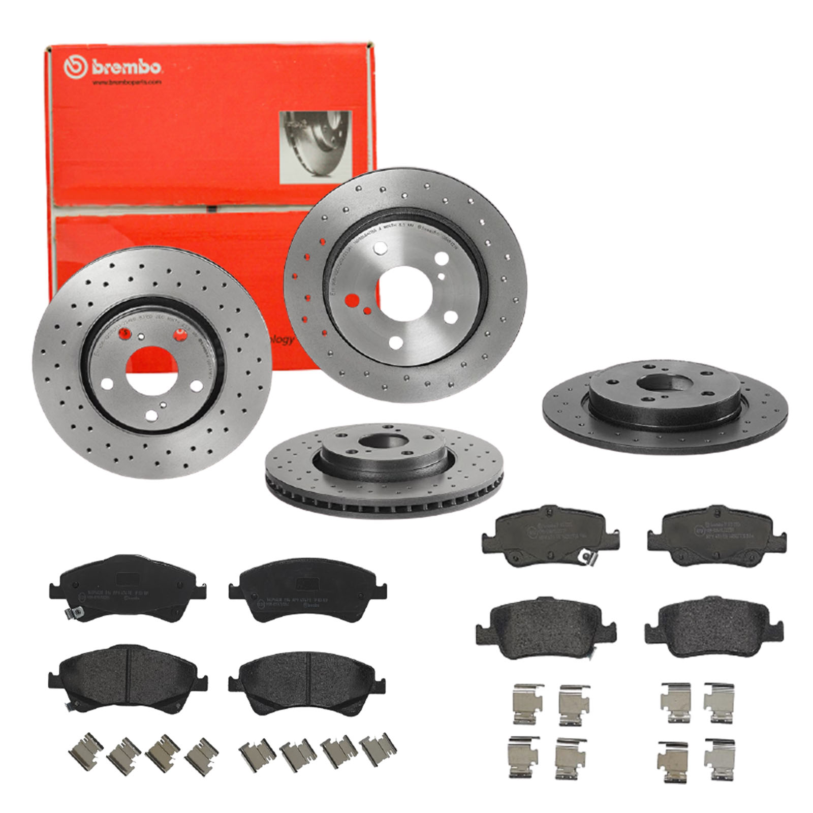 BREMBO Bremsesæt, skivebremser sg00000e9t bagaksel fuld 270mm 10mm for TOYOTA