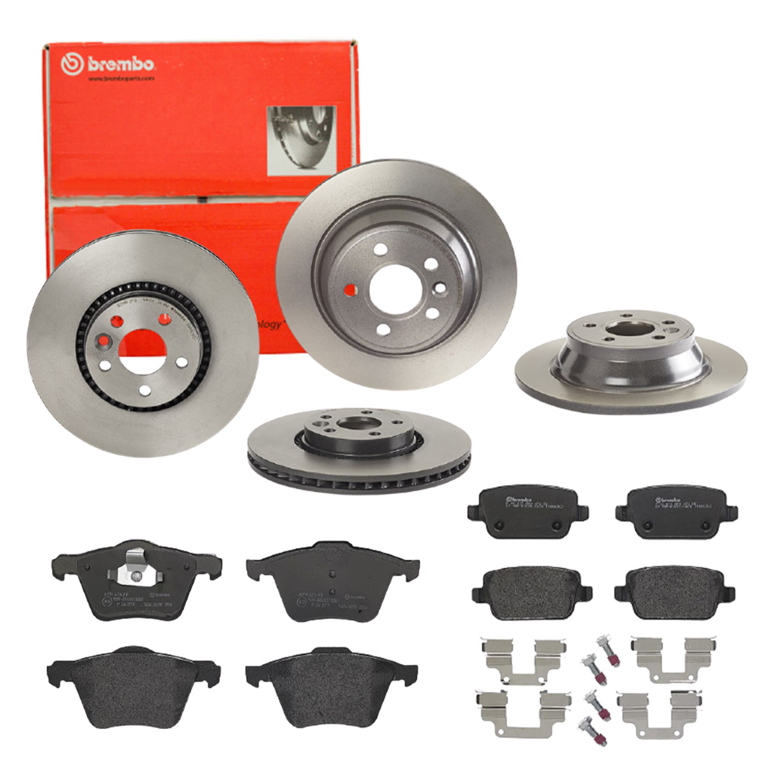 BREMBO Bremsesæt, skivebremser sg00000eag bagaksel fuld 316mm 12mm for FORD VOLVO LAND ROVER