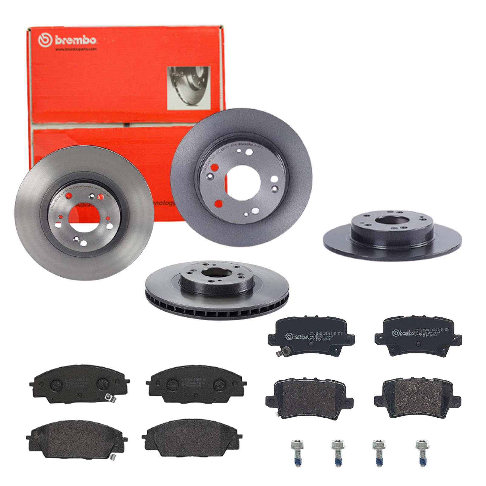 BREMBO Bremsesæt, skivebremser sg00000eda bagaksel fuld 300mm 25mm for ISUZU HONDA ACURA
