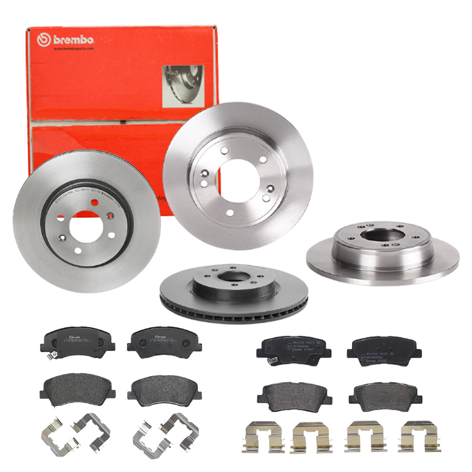 BREMBO Bremsesæt, skivebremser sg00000edd bagaksel indvendig ventileret 262mm 22mm for GEELY KIA HYUNDAI HYUNDAI (BEIJING) SSANGYONG KIA (DYK)