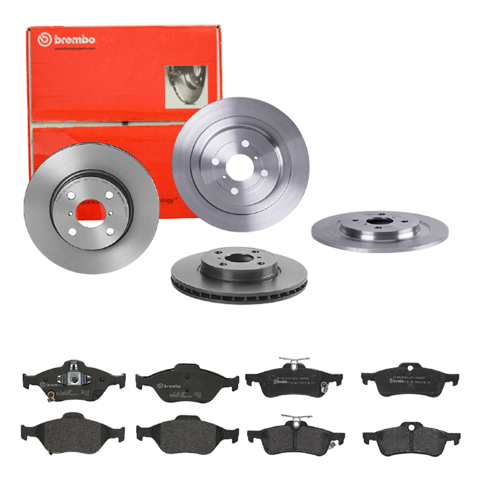 BREMBO Bremsesæt, skivebremser sg00000edv bagaksel fuld 278mm 9mm for TOYOTA DAIHATSU