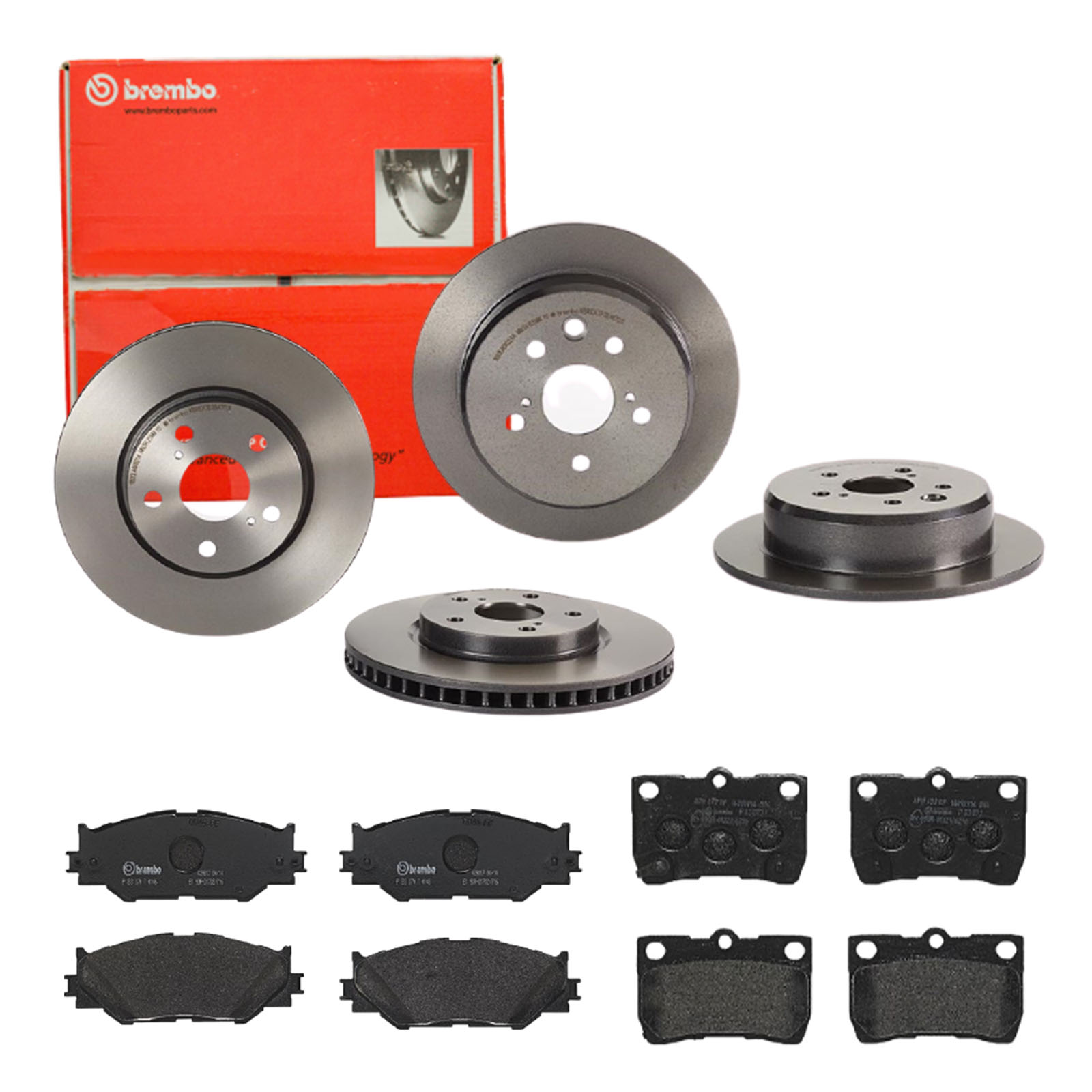 BREMBO Bremsesæt, skivebremser sg00000edw bagaksel fuld 291mm 28mm for LEXUS TOYOTA TOYOTA (FAW)