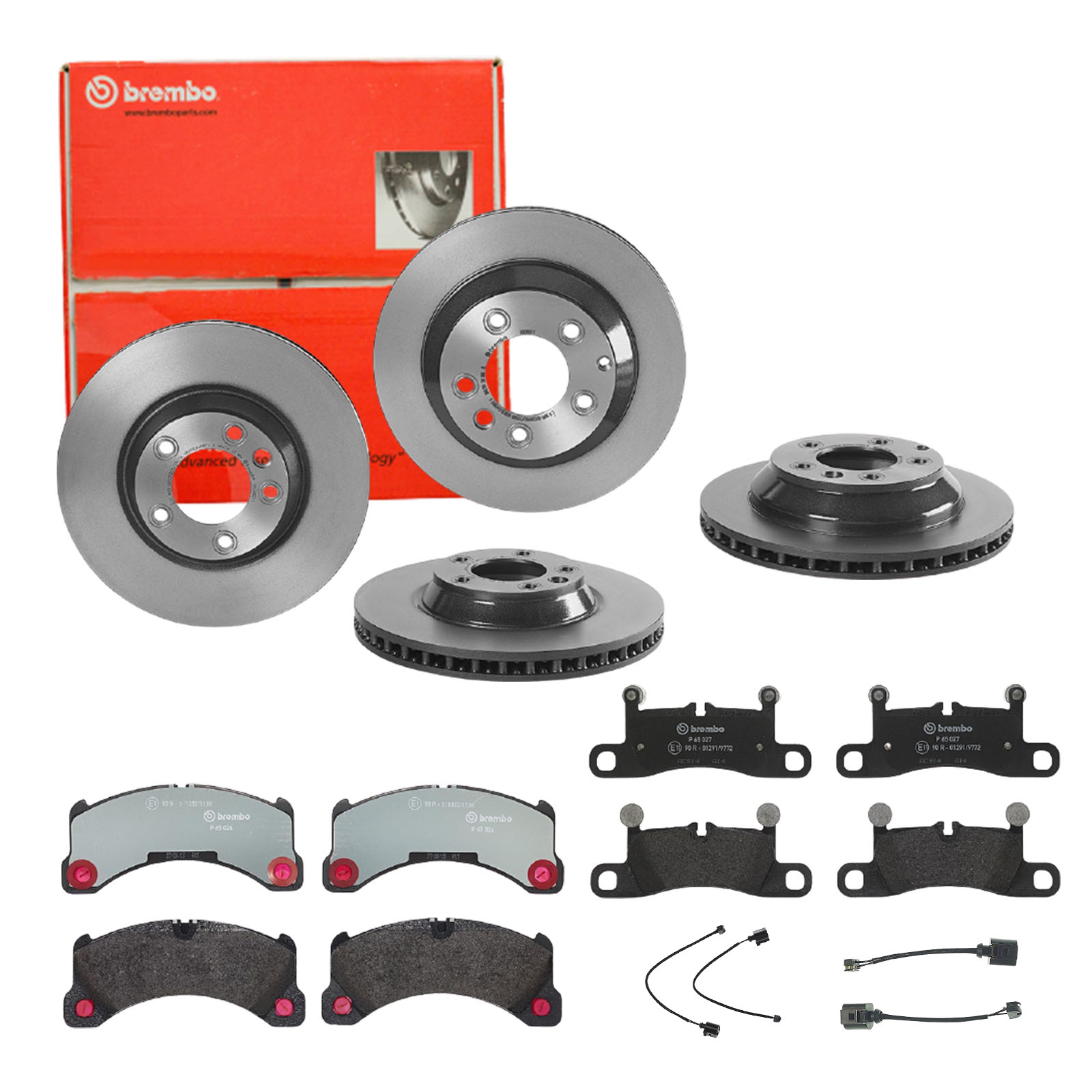 BREMBO Bremsesæt, skivebremser sg00000ee0 bagaksel indvendig ventileret 350mm 28mm for VW SEAT AUDI PORSCHE