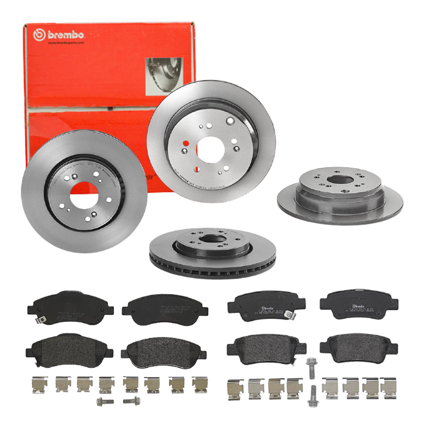 BREMBO Bremsesæt, skivebremser sg00000ee3 bagaksel fuld 302mm 28mm for HONDA