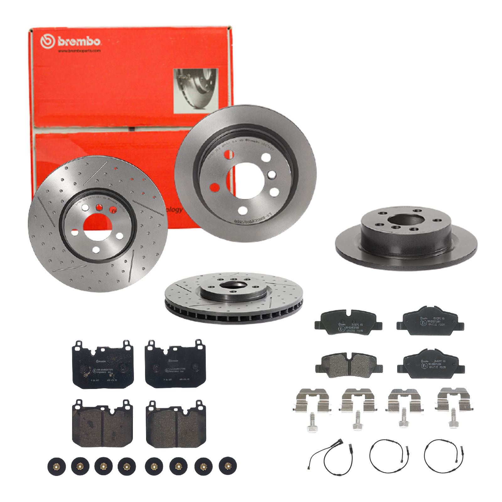 BREMBO Bremsesæt, skivebremser sg00000eej bagaksel indvendig ventileret 259mm 30mm for BMW MINI