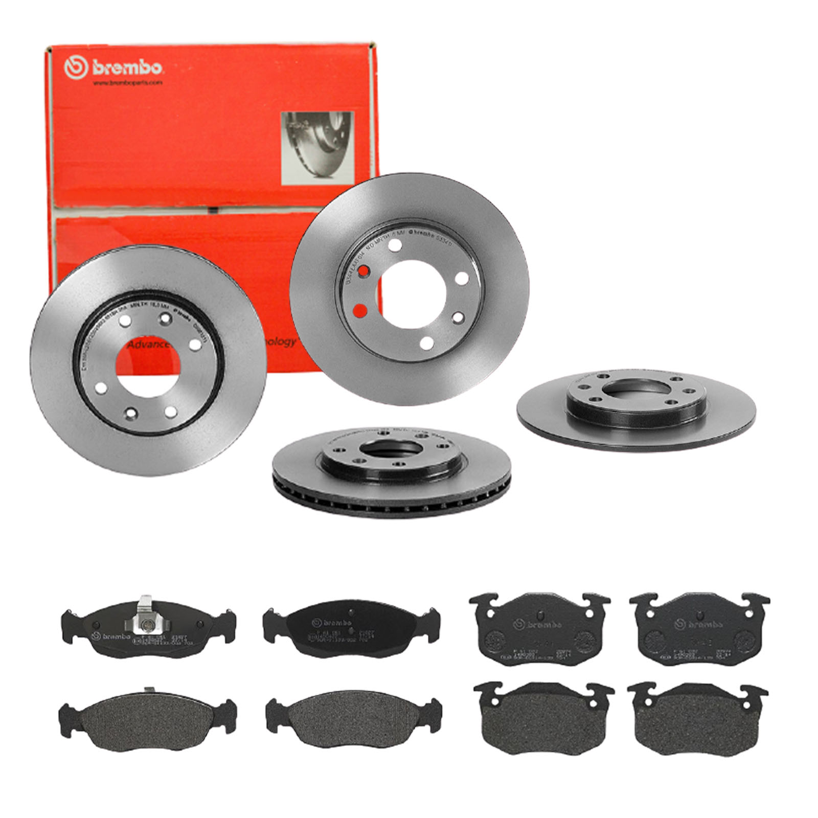 BREMBO Bremsesæt, skivebremser sg00000een bagaksel fuld 247mm 8mm for CITROËN PEUGEOT FENGSHEN RENAULT HSV