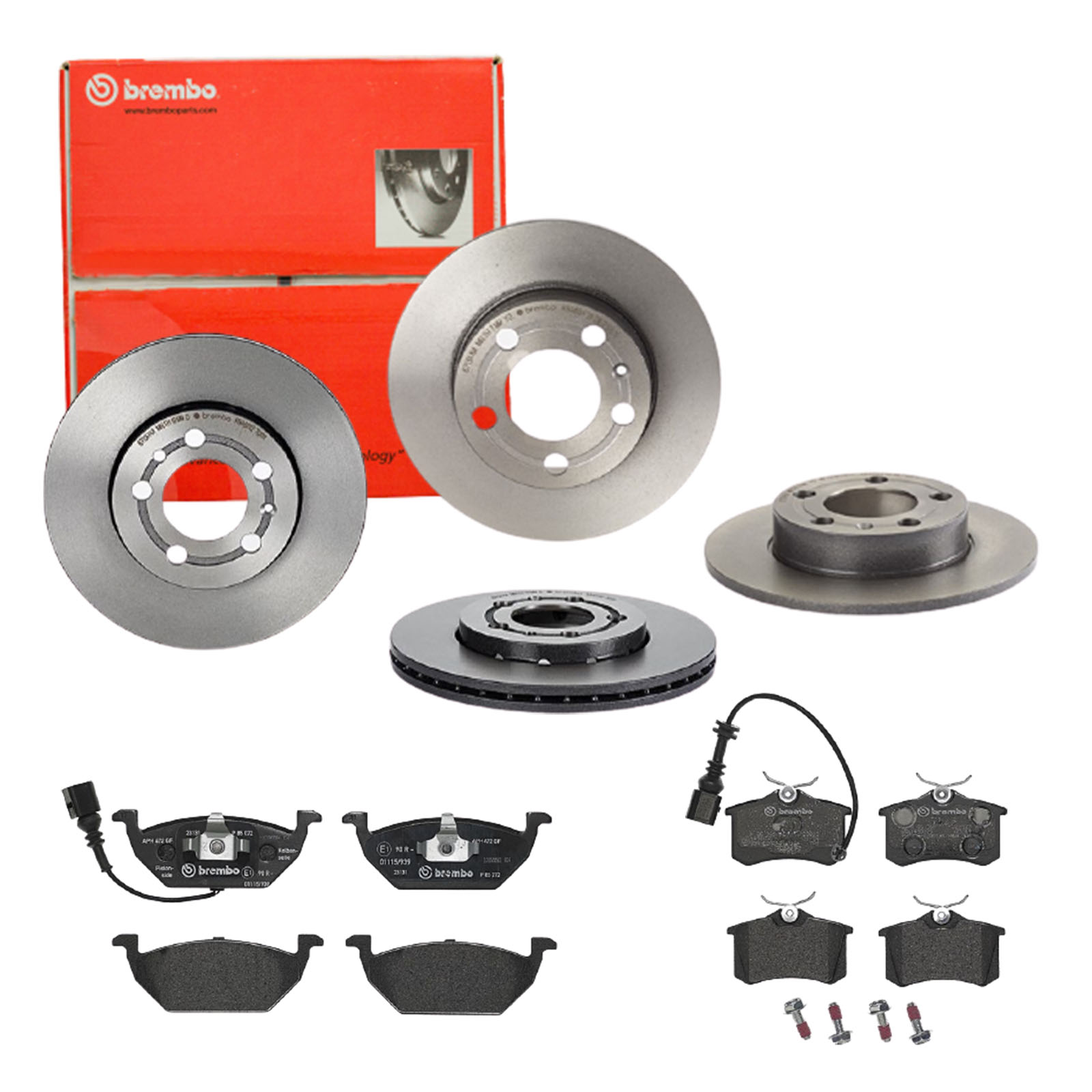 BREMBO Bremsesæt, skivebremser sg00000eeu foraksel fuld 256mm 22mm for ROEWE (SAIC) VW AUDI VW (SVW) SKODA SEAT VW (FAW) SKODA (SVW)