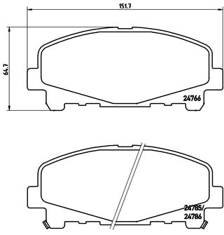 BREMBO Bremsesæt, skivebremser sg000008im foraksel indvendig ventileret 320mm 32mm for HONDA