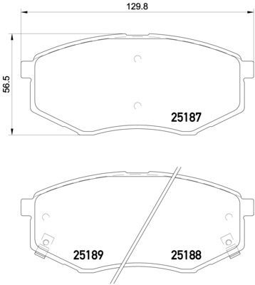 BREMBO Bremsesæt, skivebremser sg000008lh foraksel indvendig ventileret 280mm 26mm for KIA (DYK) HYUNDAI (BEIJING) HYUNDAI KIA