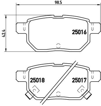 BREMBO Bremsesæt, skivebremser sg00000b65 bagaksel fuld 279mm 10mm for PONTIAC TOYOTA TOYOTA (FAW) LEXUS GEELY JAC GREAT WALL