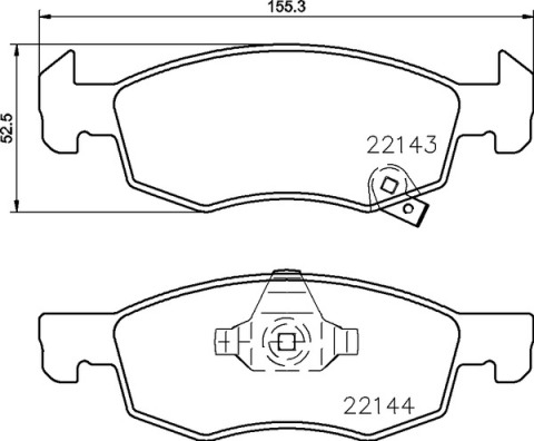 BREMBO sg00000cje foraksel lukket 257mm 22mm for OPEL VAUXHALL FIAT