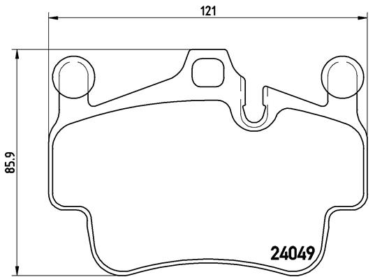 BREMBO Bremsesæt, skivebremser sg00000cjh foraksel perforeret/ventileret 318mm 28mm for PORSCHE