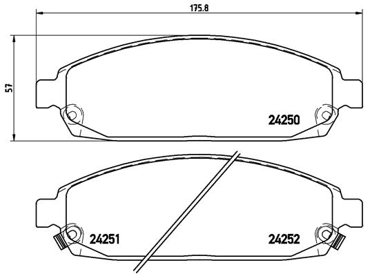 BREMBO Bremsesæt, skivebremser sg00000cjl foraksel indvendig ventileret 328mm 30mm for JEEP