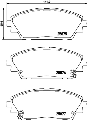 BREMBO Bremsesæt, skivebremser sg00000cjv foraksel indvendig ventileret 295mm 25mm for MAZDA MAZDA (CHANGAN)