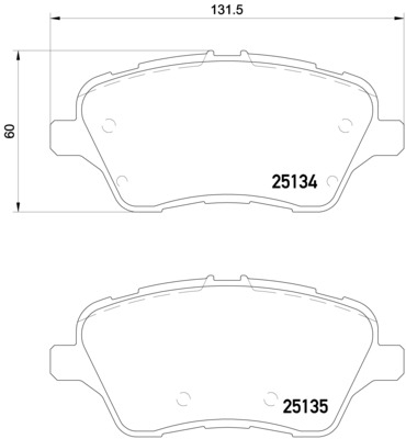 BREMBO Bremsesæt, skivebremser sg00000ck1 foraksel lukket 278mm 23mm for FORD