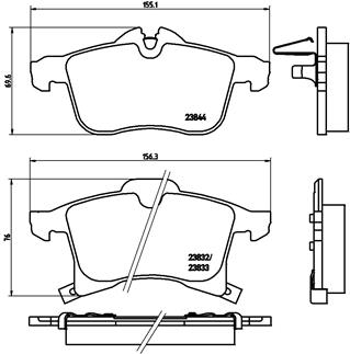 BREMBO Bremsesæt, skivebremser sg00000ck9 foraksel lukket 257mm 22mm for OPEL GENERAL MOTORS FIAT SATURN VAUXHALL AC