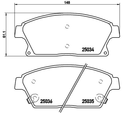 BREMBO Bremsesæt, skivebremser sg00000cki foraksel lukket 276mm 26mm for OPEL VAUXHALL BUICK CHEVROLET GENERAL MOTORS BUICK (SGM)